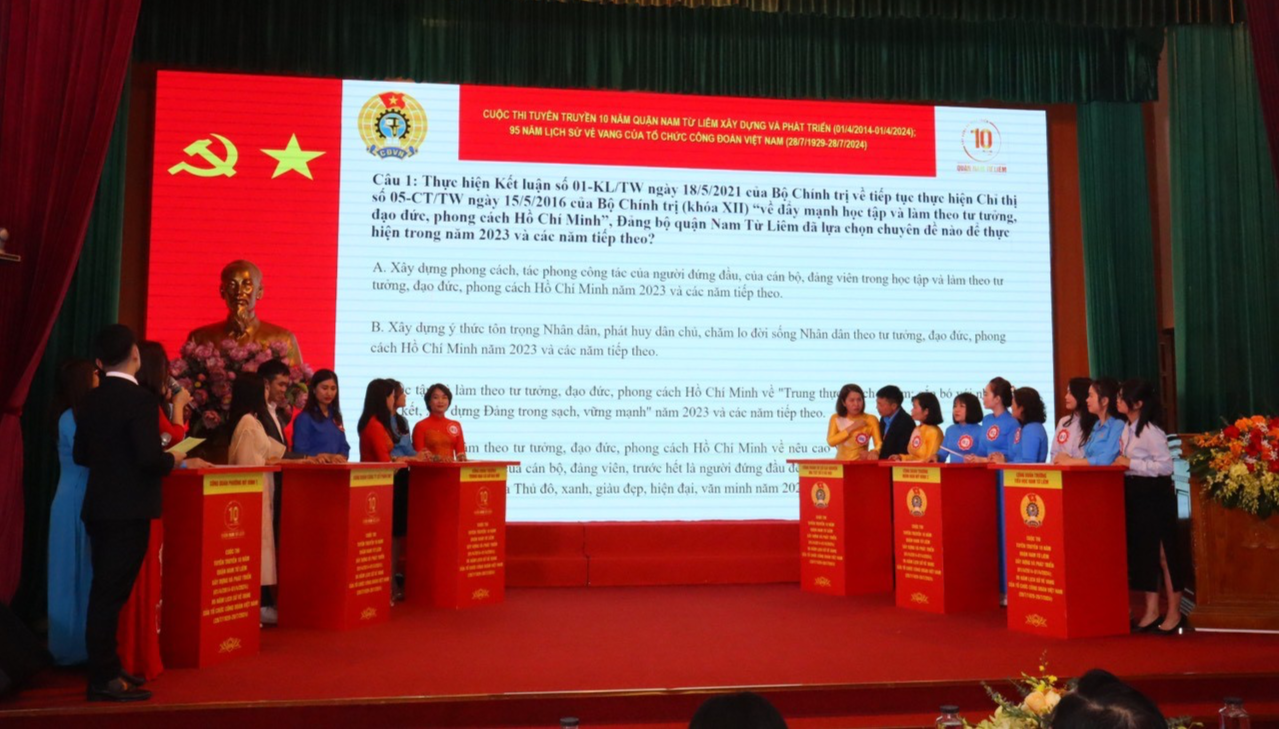 LĐLĐ quận Nam Từ Liêm nâng cao hiệu quả tuyên truyền bằng hình thức sân khấu hóa
