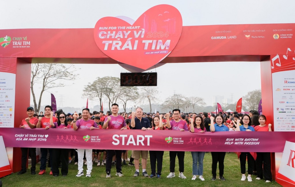 Hơn 5.000 người tham gia giải “Chạy vì trái tim 2024”
