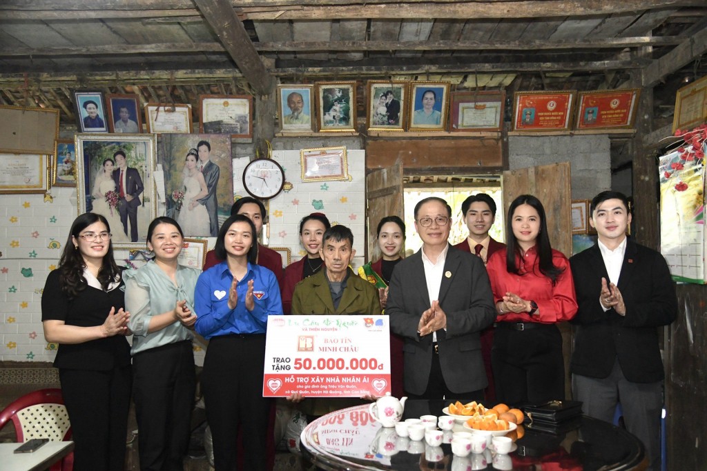Bảo Tín Minh Châu chung tay thực hiện các hoạt động an sinh xã hội tại Cao Bằng