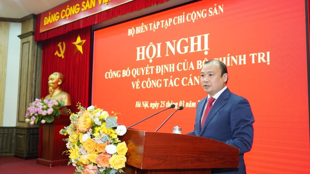 Phó Trưởng Ban Tuyên giáo Trung ương Lê Hải Bình được bổ nhiệm làm Tổng Biên tập Tạp chí Cộng sản