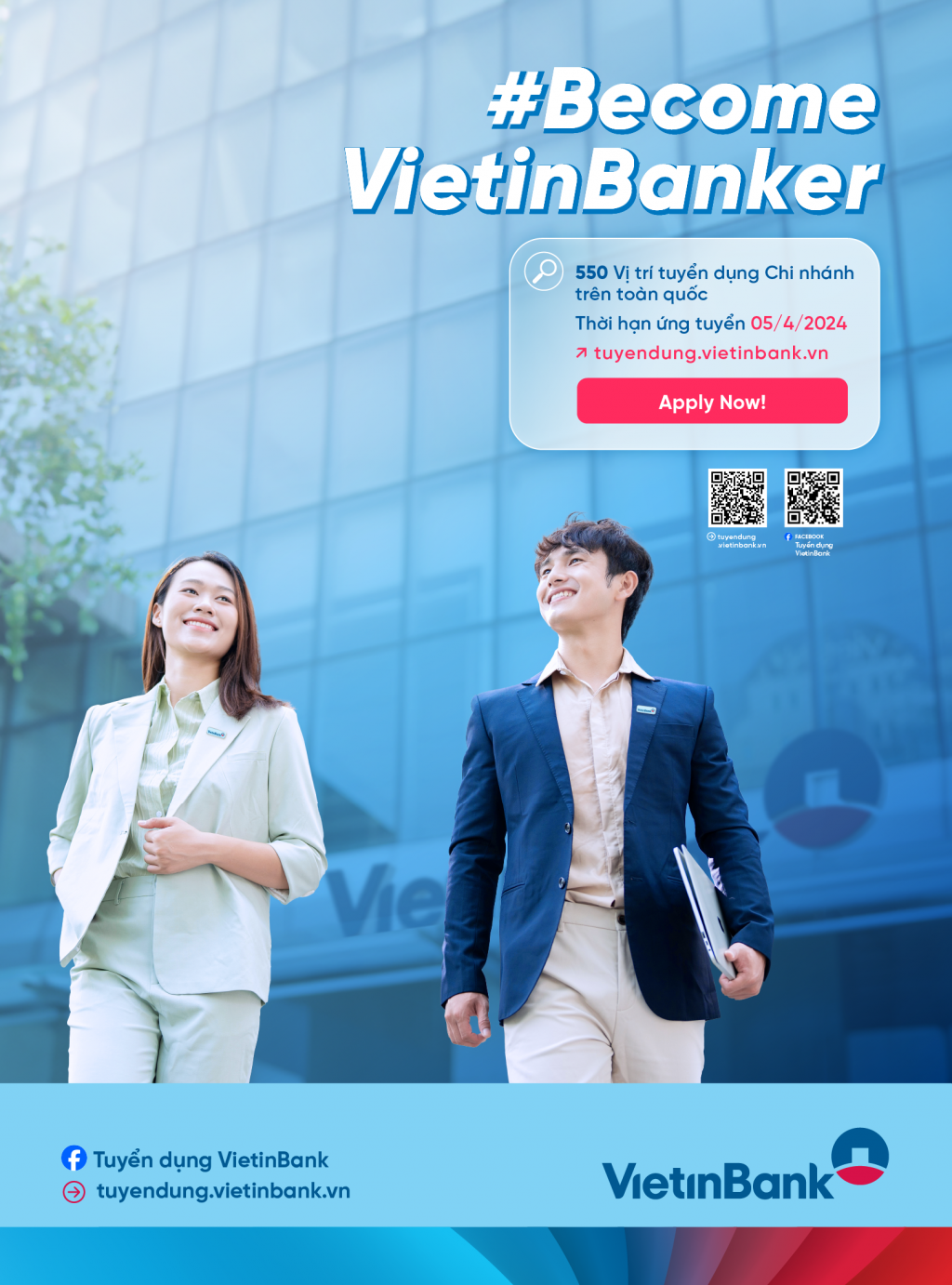 Cơ hội trở thành nhân viên VietinBank