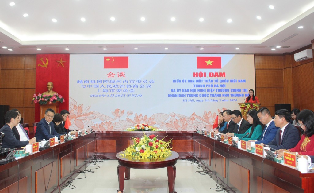 Tăng cường tình hữu nghị giữa nhân dân hai Thành phố Hà Nội và Thượng Hải
