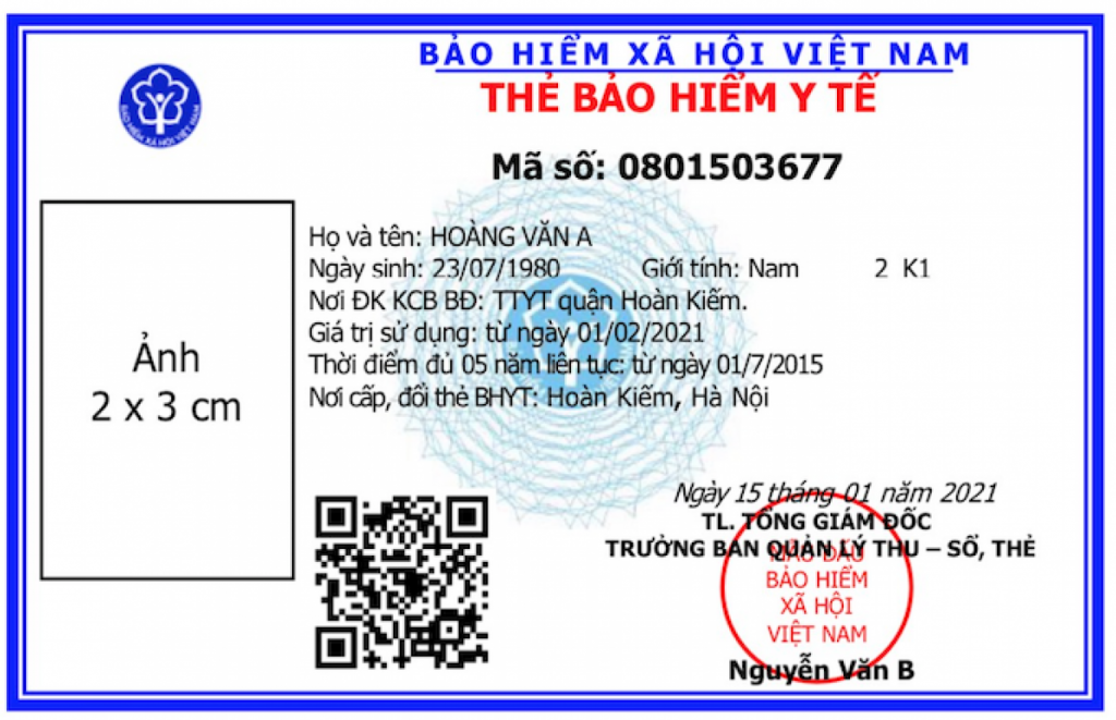 Bảo hiểm xã hội Việt Nam thông tin về thẻ BHYT mẫu mới không ghi ngày hết hạn sử dụng