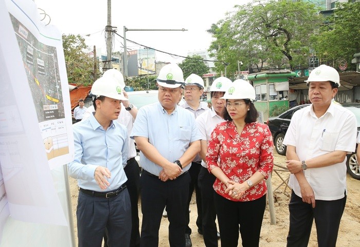 Lãnh đạo Thành ủy Hà Nội đôn đốc tiến độ 2 dự án trọng điểm ở quận Ba Đình, Đống Đa