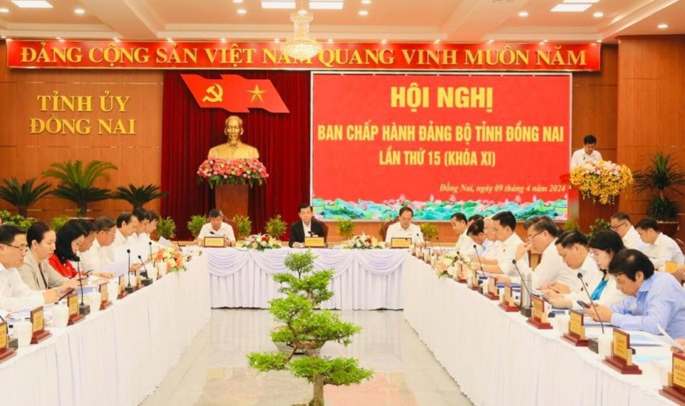 Khai mạc Hội nghị Ban Chấp hành Đảng bộ tỉnh Đồng Nai lần thứ 15