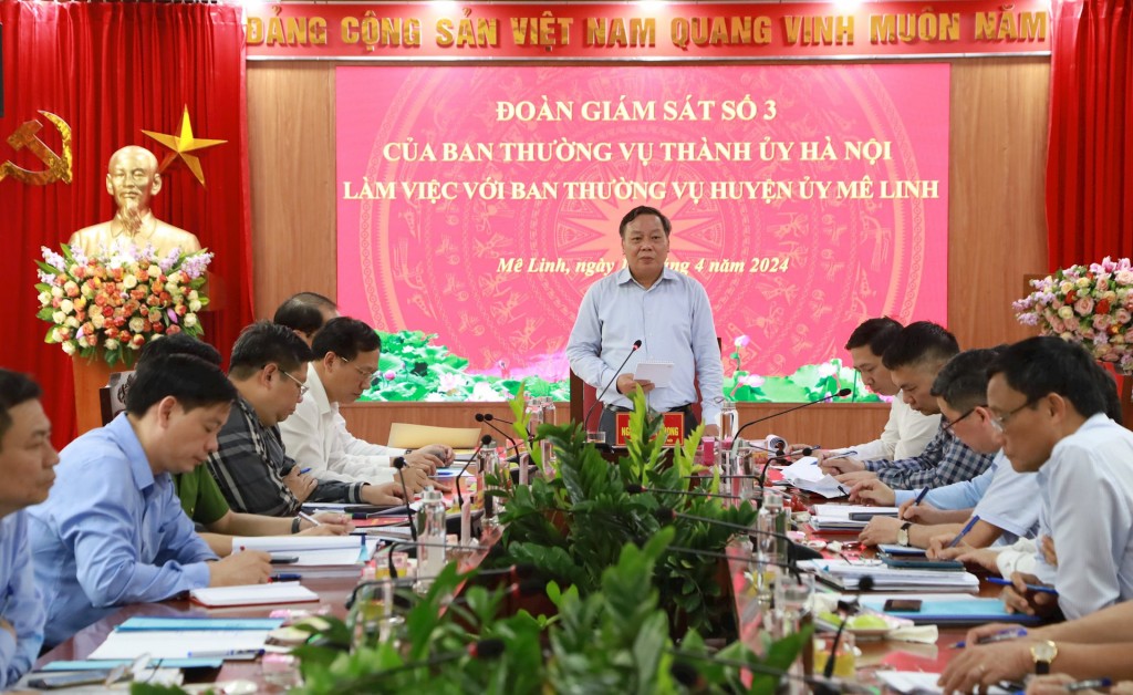 Huyện Mê Linh đề xuất làm đường ven đê sông Hồng