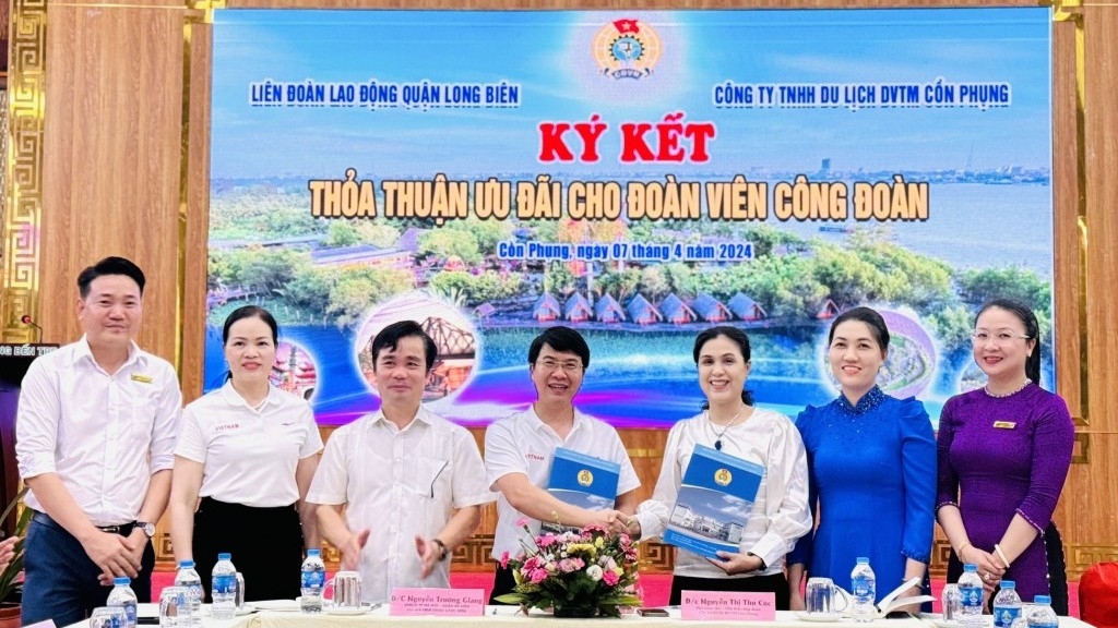LĐLĐ quận Long Biên và Công ty Cồn Phụng: Phối hợp chăm lo phúc lợi cho đoàn viên