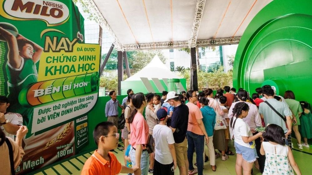 “Trạm sạc Sức bền 24h khổng lồ” của Nestlé MILO tiếp tục tổ chức tại Hà Nội