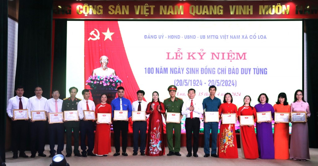 Xã Cổ Loa tổ chức lễ Kỷ niệm 100 năm Ngày sinh đồng chí Đào Duy Tùng