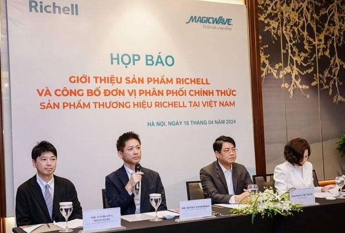 Họp báo giới thiệu sản phẩm Richell và hệ thống phân phối chính thức tại Việt Nam. Ảnh: Magicwave