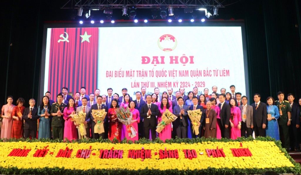Tổ chức thành công Đại hội đại biểu Mặt trận Tổ quốc Việt Nam quận Bắc Từ Liêm