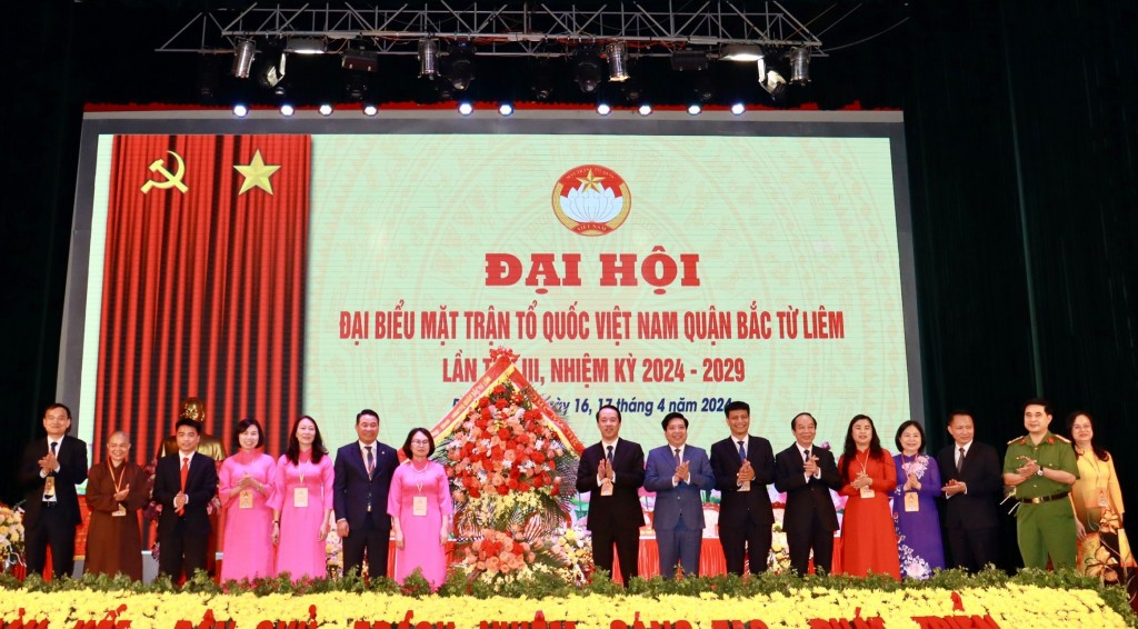 Tổ chức thành công Đại hội đại biểu Mặt trận Tổ quốc Việt Nam quận Bắc Từ Liêm