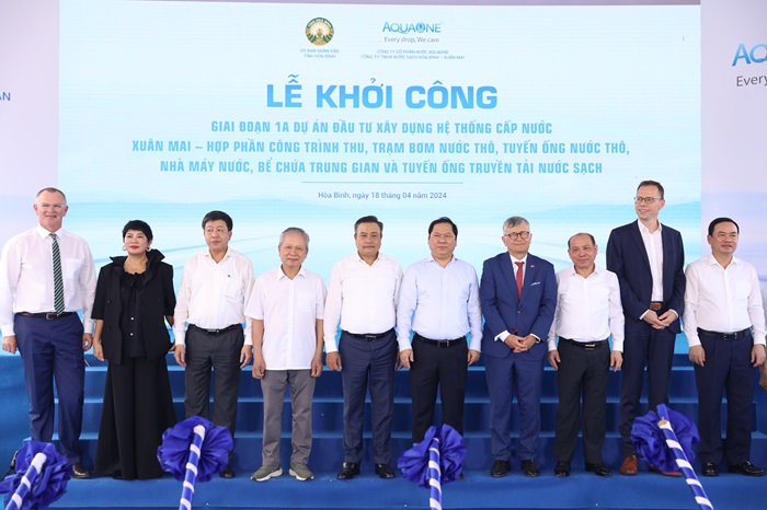Khởi công dự án cấp nước cho khu vực phía Nam thành phố Hà Nội và tỉnh Hòa Bình