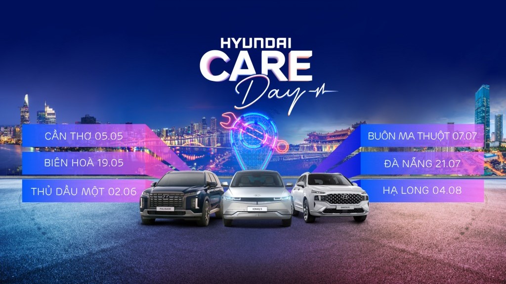 Ngày hội chăm sóc xe Hyundai lần đầu tiên diễn ra tại Việt Nam