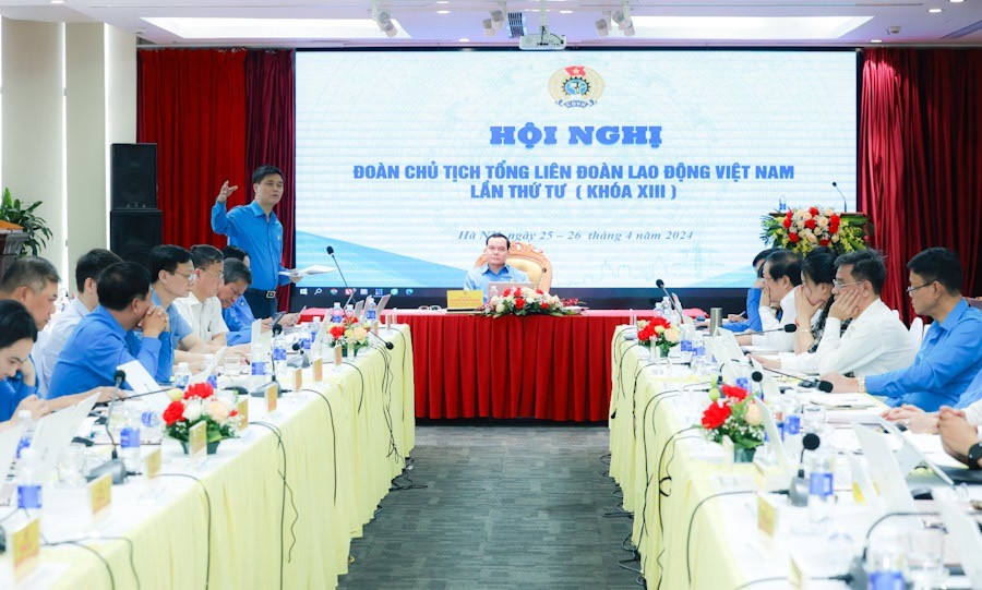 Hội nghị lần thứ 4 Đoàn Chủ tịch Tổng LĐLĐ Việt Nam khóa XIII: Cho ý kiến vào 13 nội dung