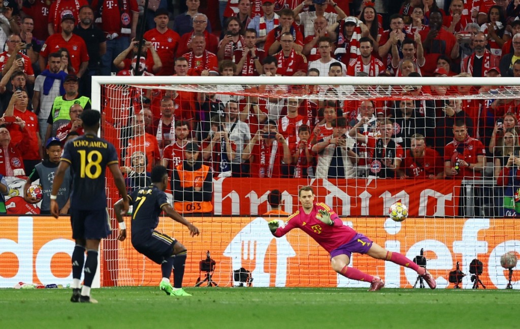Vinicius giúp Real Madrid thoát thua Bayern Munich ở bán kết Cúp C1