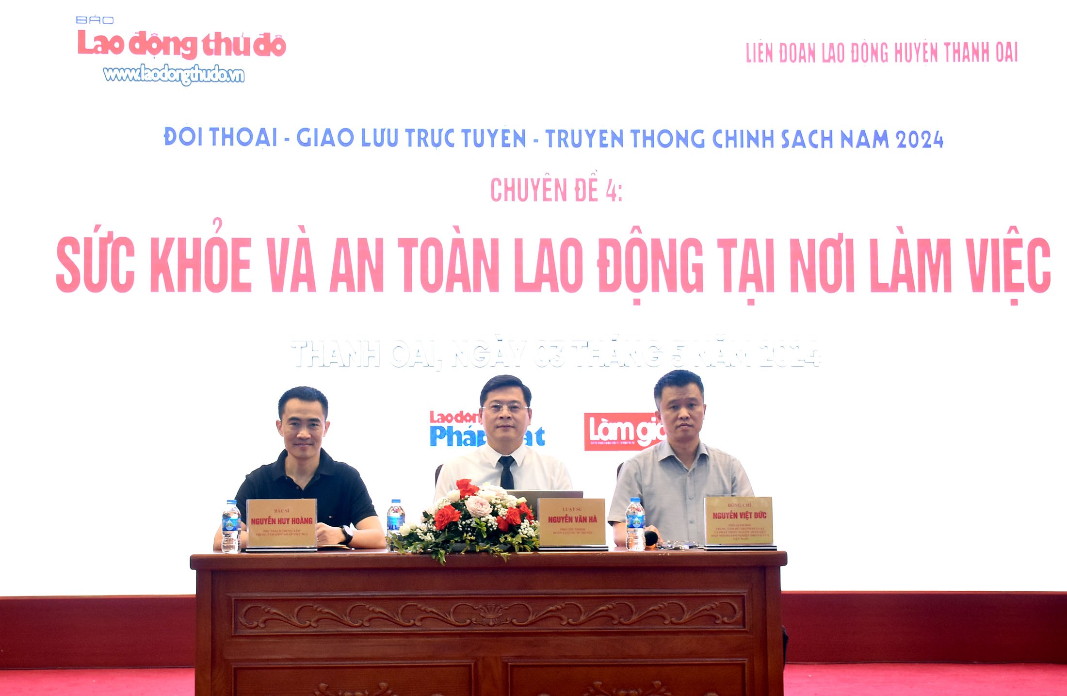 TRỰC TUYẾN HÌNH ẢNH: Sức khỏe và an toàn lao động tại nơi làm việc