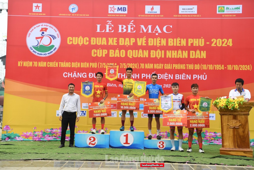Tổng kết Cuộc đua xe đạp về Điện Biên Phủ - 2024