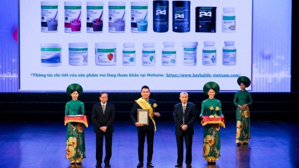 Herbalife Việt Nam lần thứ chín đạt Giải thưởng “Sản phẩm vàng vì sức khỏe cộng đồng"