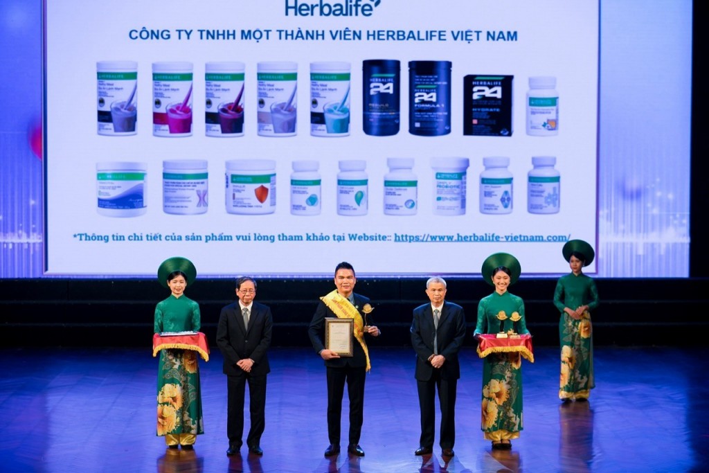 Herbalife Việt Nam lần thứ chín đạt Giải thưởng “Sản phẩm vàng vì sức khỏe cộng đồng