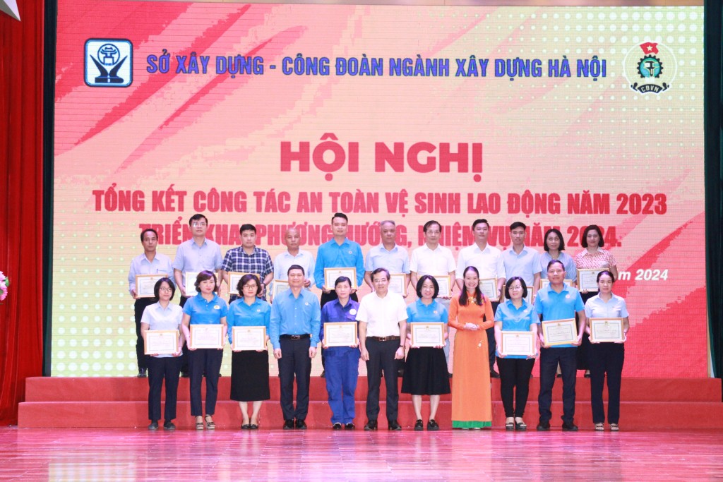 Công đoàn ngành Xây dựng Hà Nội: Phát động Tháng Công nhân, Tháng hành động về ATVSLĐ năm 2024