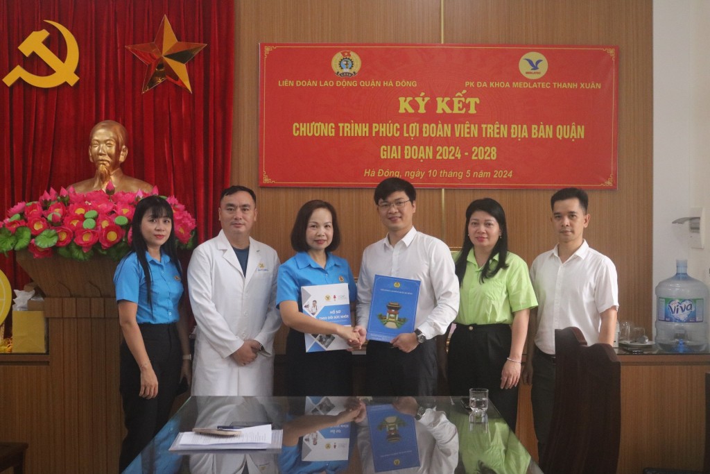 LĐLĐ quận Hà Đông tổ chức khám sức khỏe miễn phí cho 120 đoàn viên, lao động nữ