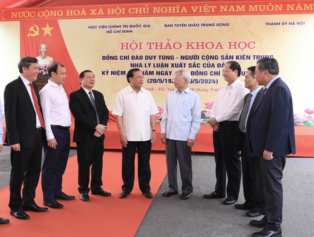 Hà Nội vinh dự và tự hào có người con ưu tú như đồng chí Đào Duy Tùng