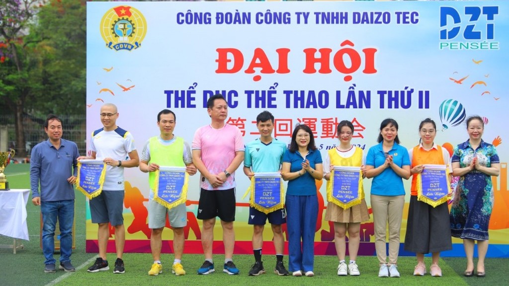 Tranh tài sôi nổi tại Đại hội thể dục thể thao Công ty TNHH Daizo Tec lần thứ II