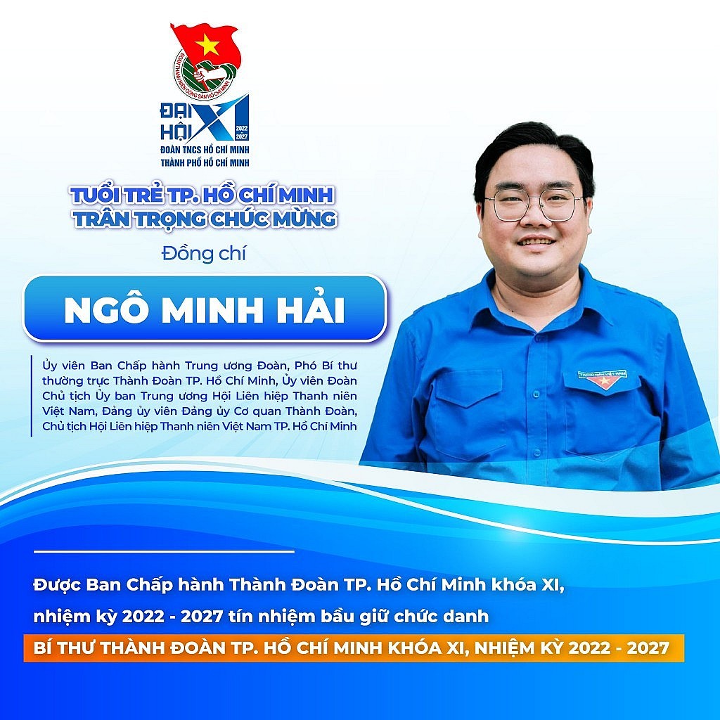 Ông Ngô Minh Hải được bầu làm Bí thư Thành Đoàn TP.HCM
