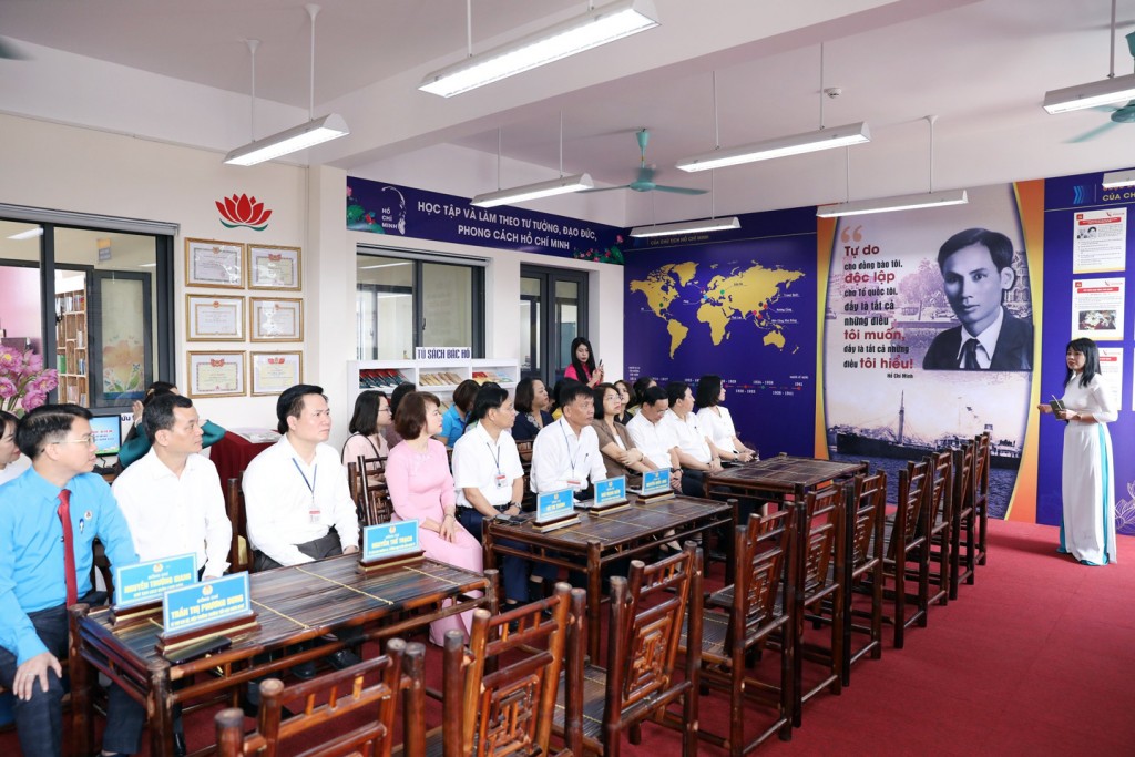 Quận Long Biên: Ra mắt mô hình điểm “Không gian văn hóa Hồ Chí Minh” tại Trường Tiểu học Đoàn Khuê