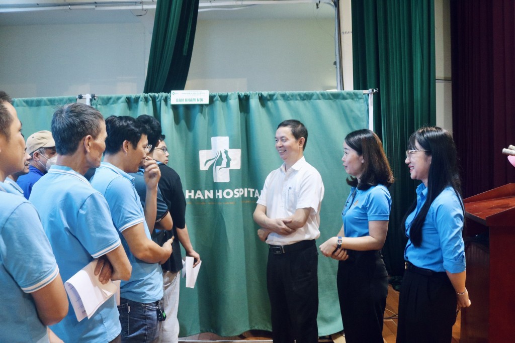 LĐLĐ quận Bắc Từ Liêm tổ chức khám sức khỏe miễn phí cho 862 đoàn viên, người lao động