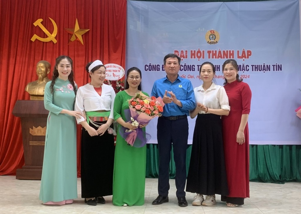 Công đoàn ngành Dệt - May Hà Nội có thêm Công đoàn cơ sở mới