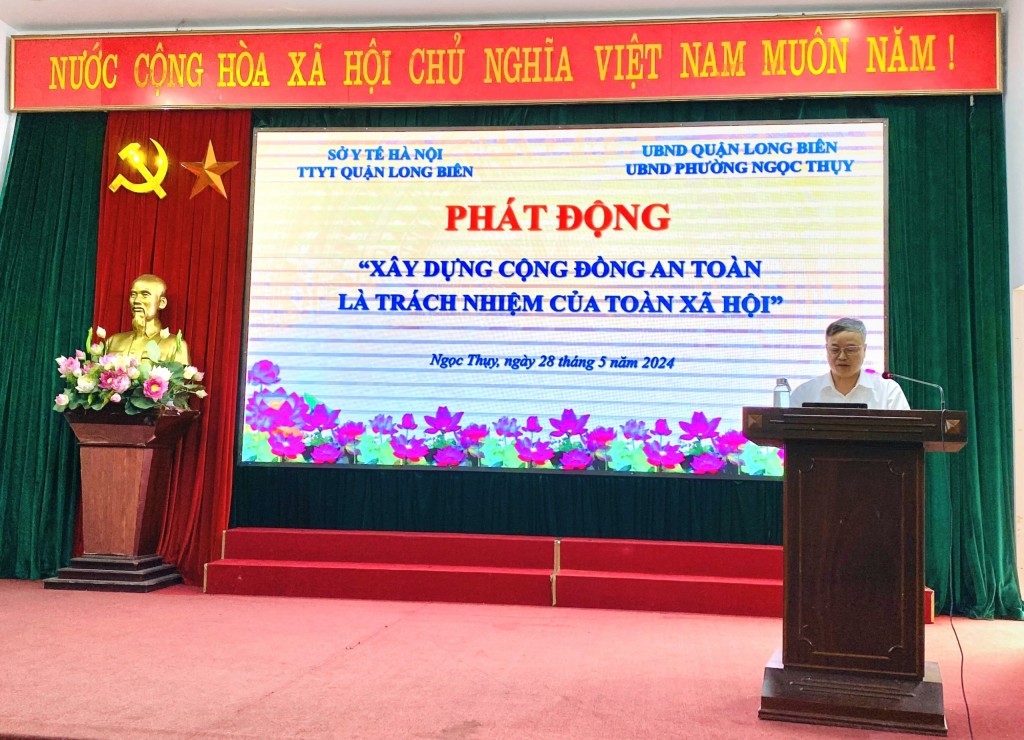 Long Biên phát động xây dựng cộng đồng an toàn