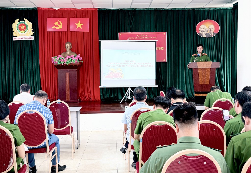 Huyện Thanh Trì: Quyết liệt kiểm tra xử lý vi phạm về phòng cháy, chữa cháy đối với nhà trọ
