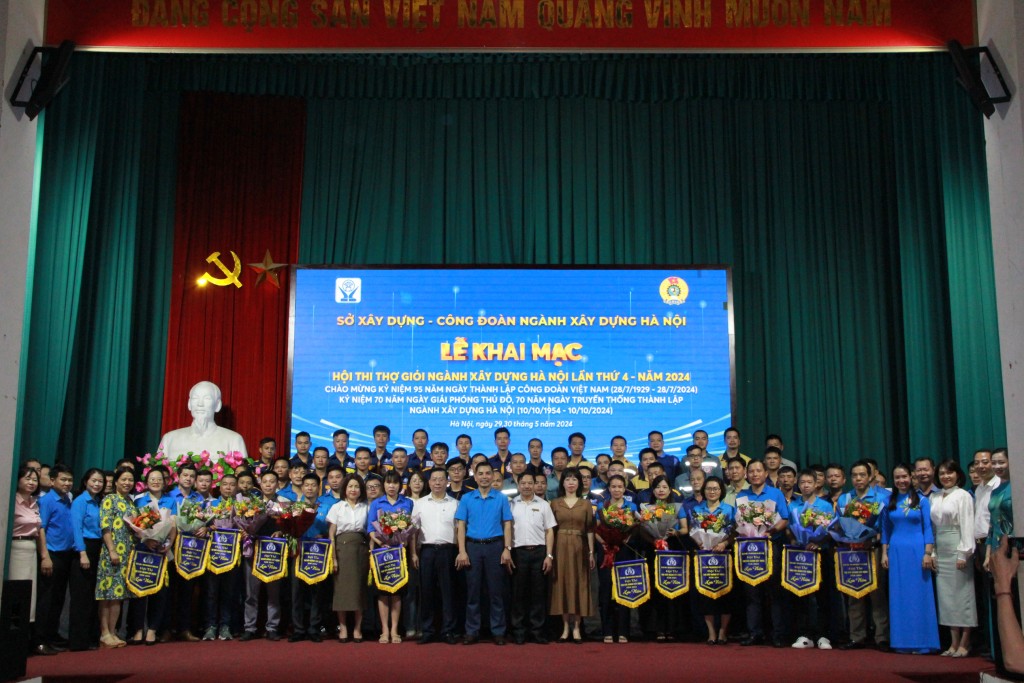 70 thí sinh tranh tài trong Hội thi Thợ giỏi ngành Xây dựng Hà Nội