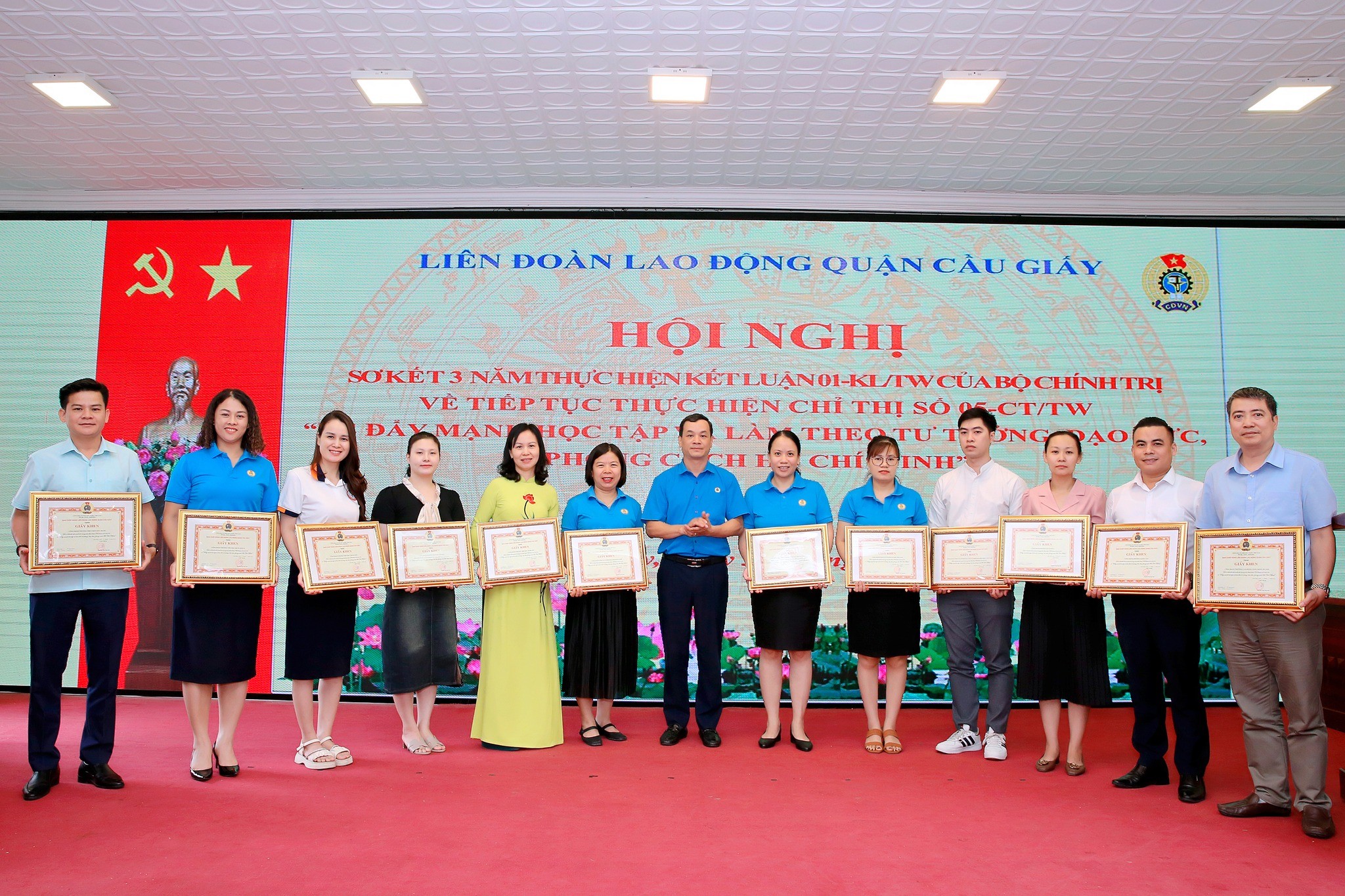 LĐLĐ quận Cầu Giấy: Đẩy mạnh việc học tập và làm theo tư tưởng, đạo đức, phong cách Hồ Chí Minh