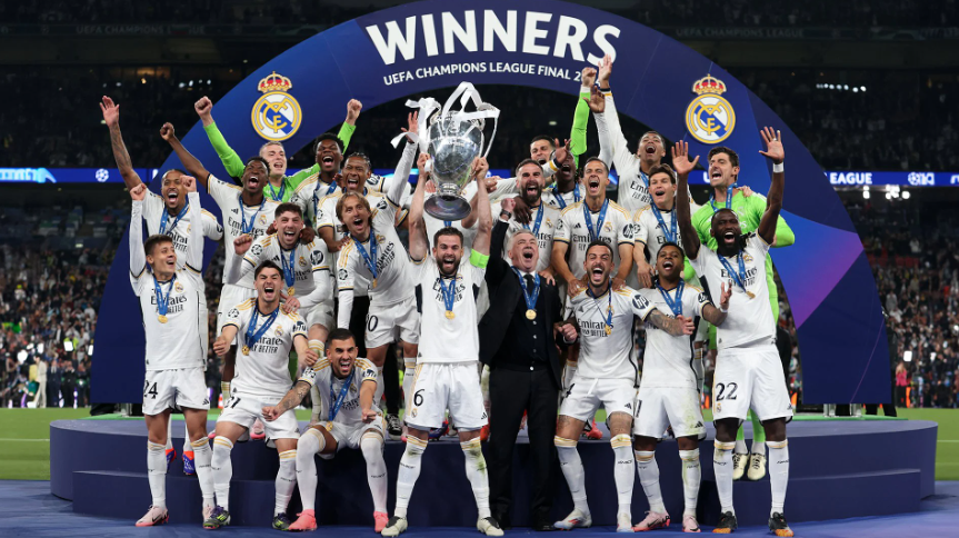 Real Madrid đánh bại Dortmund lên ngôi vô địch Champions League 2024
