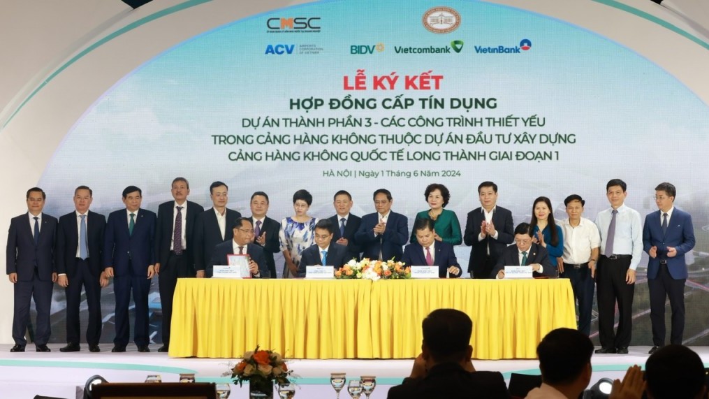 3 ngân hàng hợp vốn 1,8 tỷ USD tài trợ xây dựng Sân bay Long Thành
