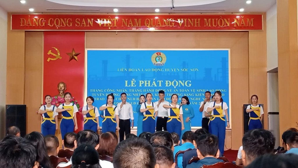 LĐLĐ huyện Sóc Sơn: 100% đơn vị tổ chức Hội nghị Cán bộ công chức, viên chức, người lao động