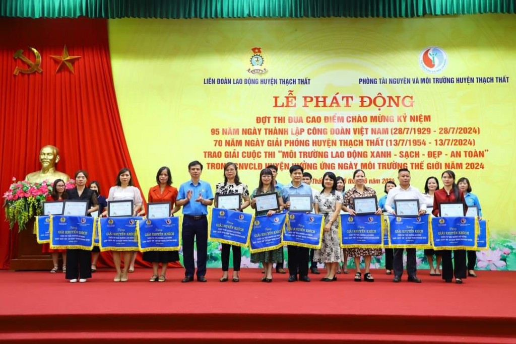 Huyện Thạch Thất phát động thi đua cao điểm chào mừng 95 năm Ngày thành lập Công đoàn Việt Nam