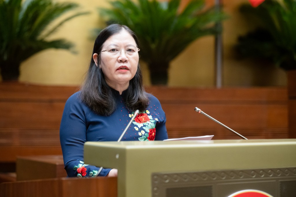 Bộ trưởng Bộ Công an Lương Tam Quang trình dự Luật Phòng, chống mua bán người (sửa đổi)