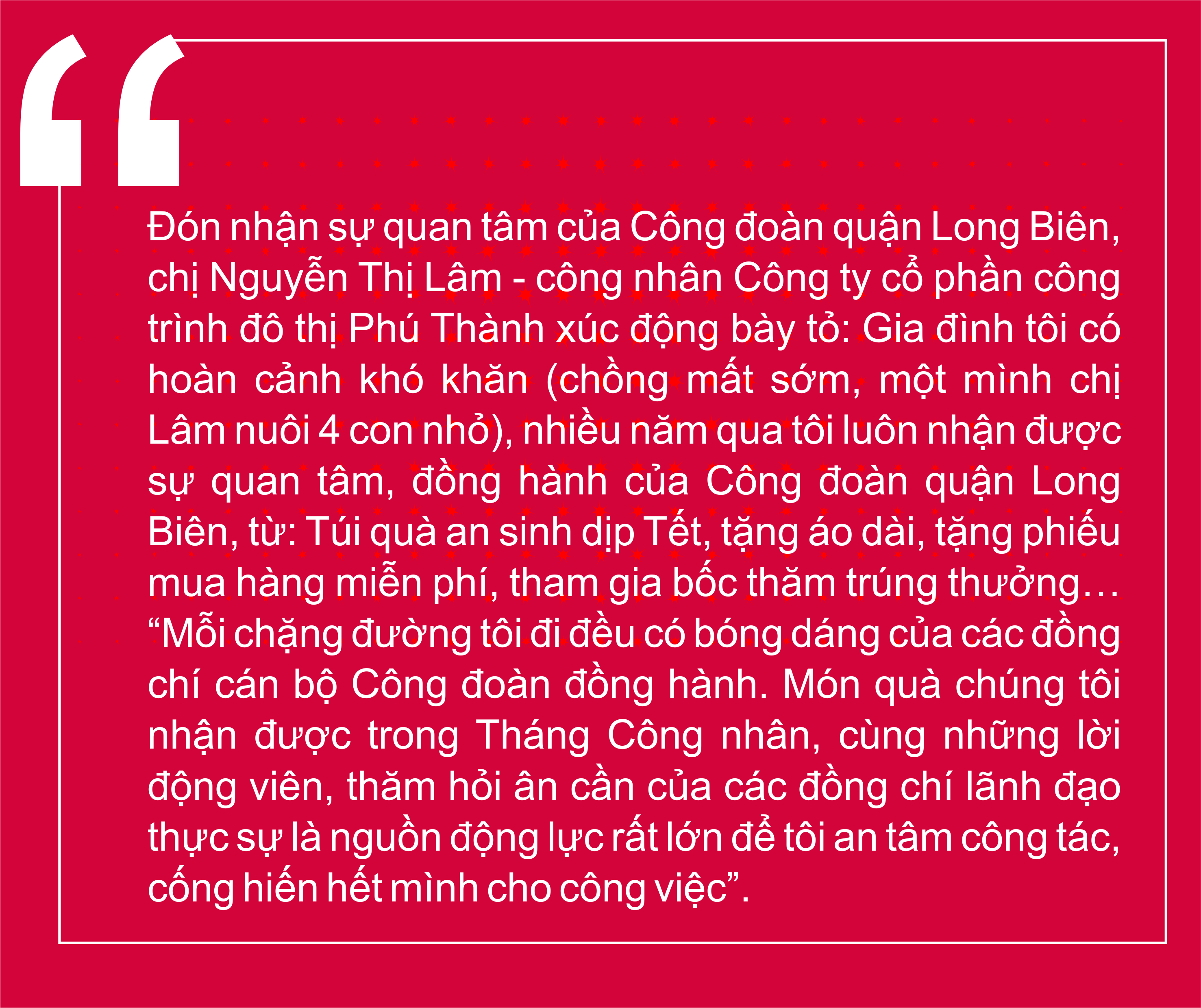 Công đoàn quận Long Biên: Dấu ấn sáng tạo, vì lợi ích đoàn viên