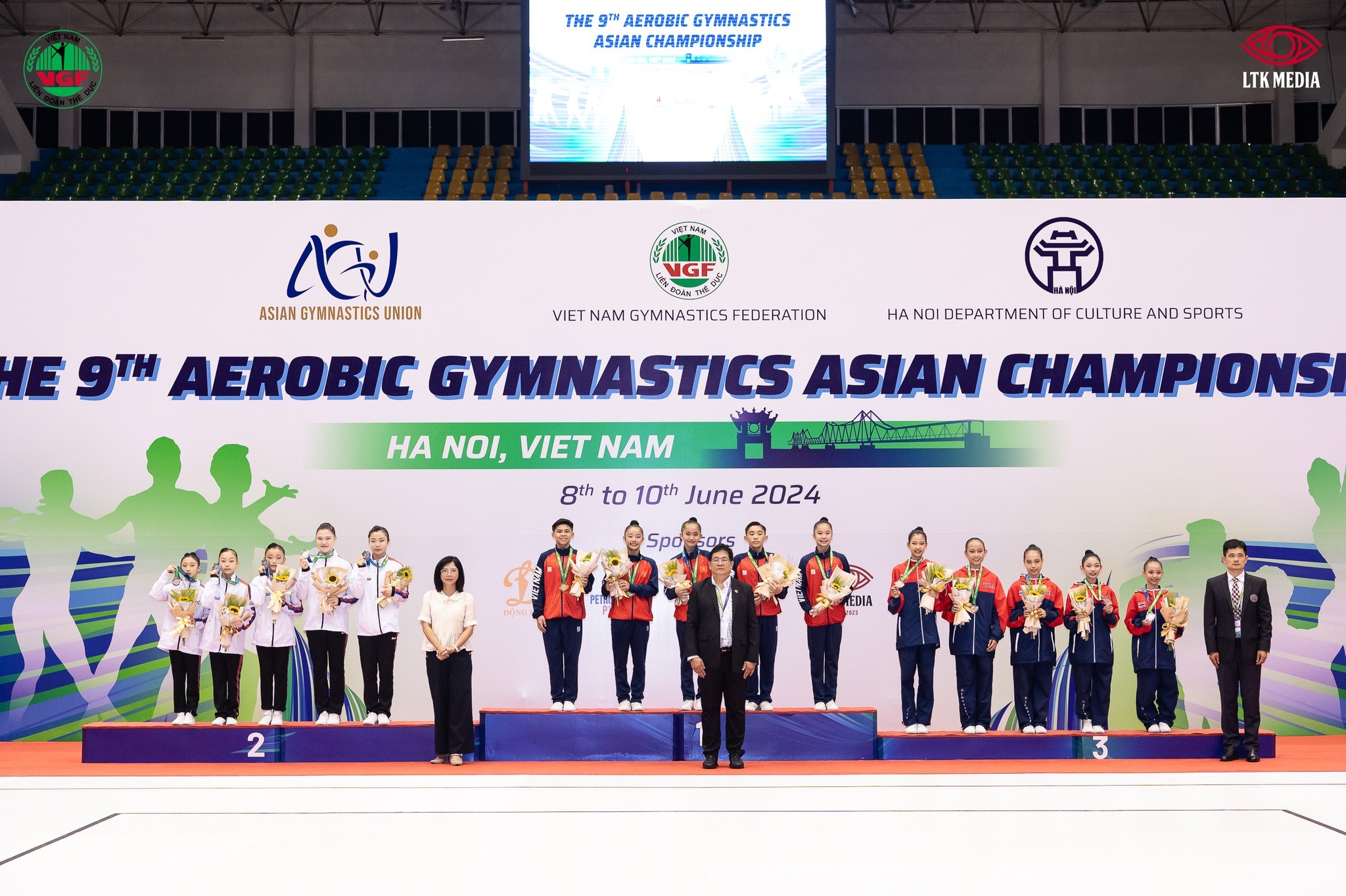 Việt Nam nhất toàn đoàn tại Giải vô địch Thể dục Aerobic châu Á lần thứ 9