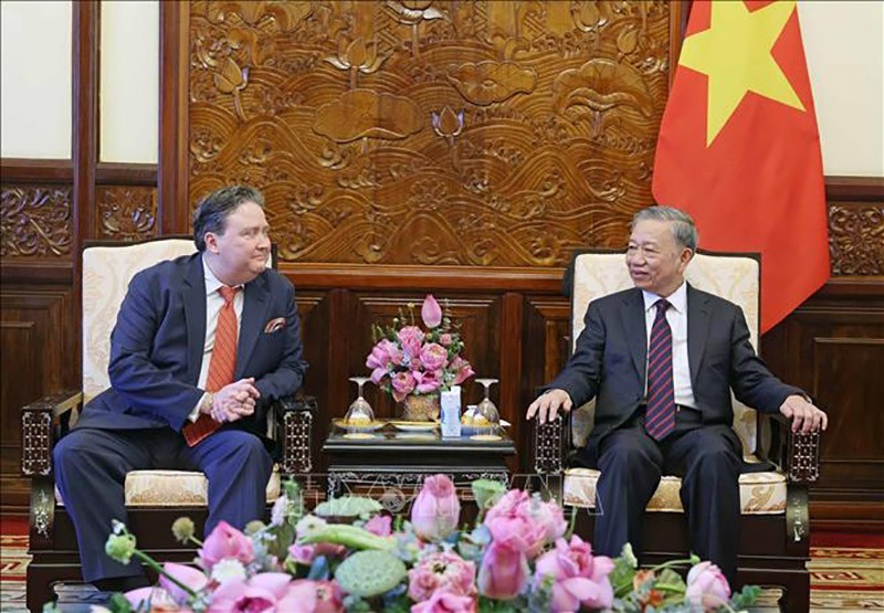 Chủ tịch nước Tô Lâm tiếp Đại sứ đặc mệnh toàn quyền Hoa Kỳ tại Việt Nam
