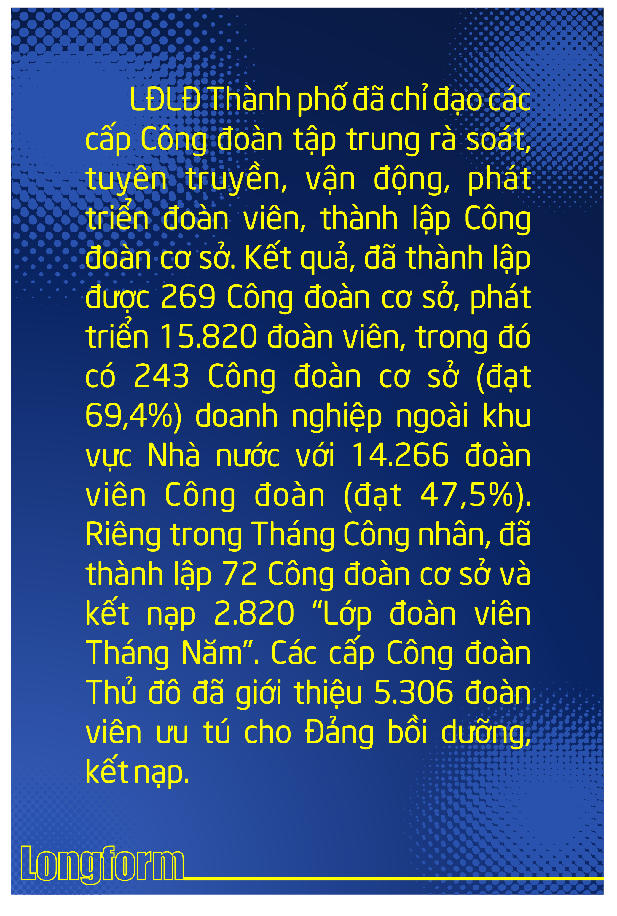 Công đoàn Thủ đô: Hướng về cơ sở, vì lợi ích đoàn viên