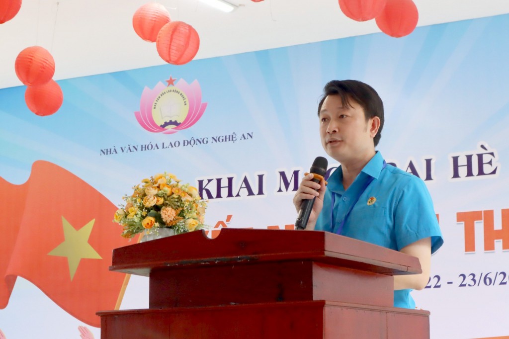 Nghệ An: Tổ chức “Trại hè kết nối yêu thương” cho trẻ mồ côi con đoàn viên, người lao động