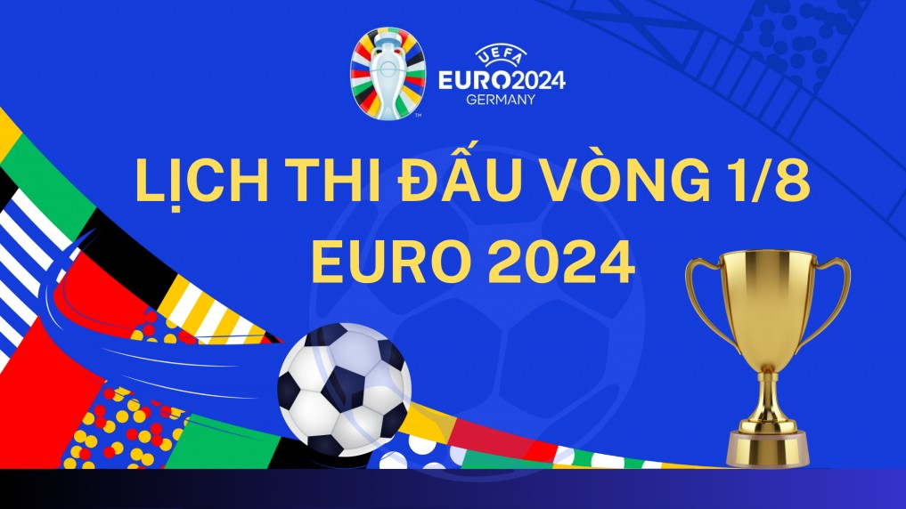 Lịch thi đấu vòng 1/8 EURO 2024