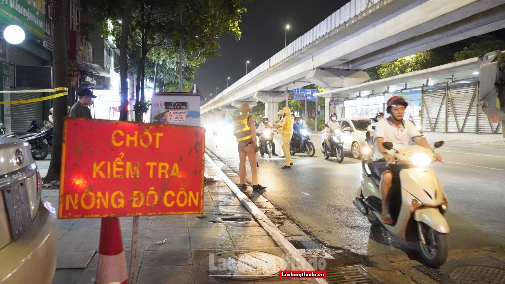 Hà Nội: Người dân đánh giá cao công tác xử lý "ma men" tham gia giao thông