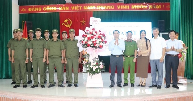 Huyện Phú Xuyên ra mắt lực lượng bảo vệ an ninh trật tự ở cơ sở