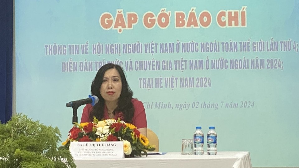 Từ ngày 21 - 24/8 diễn ra Hội nghị người Việt Nam ở nước ngoài toàn thế giới lần thứ 4
